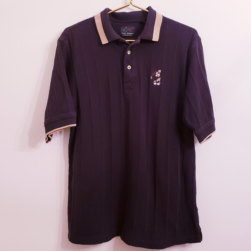 ‼️Greg Norman Mickey Mouse Golf shirt size M ‼️